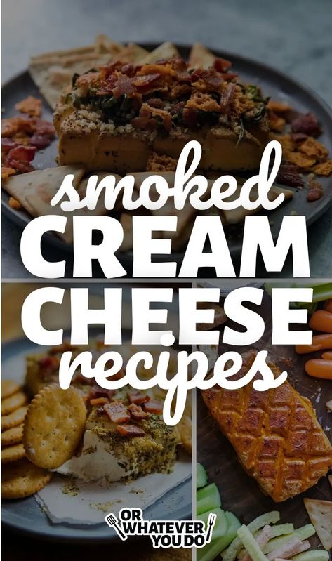 Cream Cheese Smoker Recipe, Smoked Cream Cheese In Air Fryer, Thanksgiving Smoked Appetizers, Smoked Cream Cheese Sweet, Sweet Smoked Cream Cheese, Traeger Smoked Cream Cheese, Smoked Cheese Ball, Cold Smoked Cream Cheese, Easy Smoked Appetizers