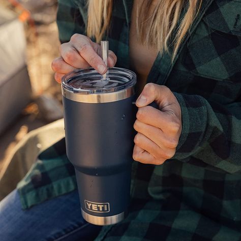 Straw Dispenser, Yeti Rambler Tumblers, Water Tumbler, Birthday Brunch, 19th Birthday, Yeti Rambler, Tumbler With Handle, Insulated Cups, Kitchen Products