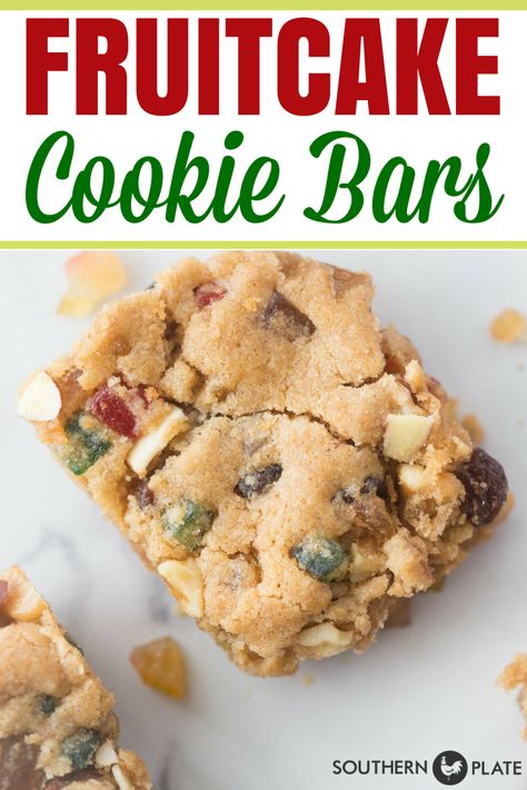 Fruit Cake Cookie Bars, Decadent Chewy Fruitcake Cookies, Best Ever Fruitcake Cookies, Fruitcake 7 Layer Bars, Fruit Cake Bars Recipe, Fruit And Nut Cookies, Fruit Cake Bars, Fruit Cake Cookies Easy, Easy Fruit Cake Cookies Recipe