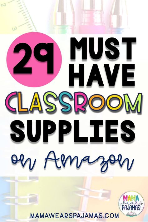 First Year Teaching Supplies, First Year Kindergarten Teacher Must Haves, Preschool Amazon Wishlist, First Grade Must Haves Classroom, First Time Teacher Supplies, Second Grade School Supplies List, Teacher Assistant Essentials, 5th Grade Must Haves, Must Have Classroom Supplies