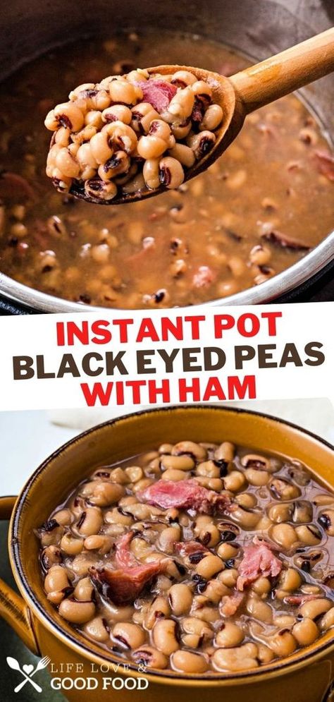 Instant Pot Black Eyed Pea Soup, Southern Black Eyed Peas Recipe Instant Pot, Instant Pot Black Eyed Peas Recipe With Ham Hock, Dry Black Eyed Peas Instant Pot, Black Eyed Peas Recipe With Ham Bone, Instapot Blackeye Peas, Ip Black Eyed Peas, Instapot Black Eyed Peas No Soak, Instant Pot Blackeyed Pea Recipes