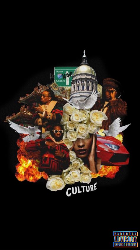 Migos culture wallpaper iphone Migos Album Cover, Fashion Wallpaper Iphone, Migos Wallpaper, Migos Culture, Romantic Memes, Hip Hop Wallpaper, Rapper Wallpaper Iphone, Hype Wallpaper, Hypebeast Wallpaper