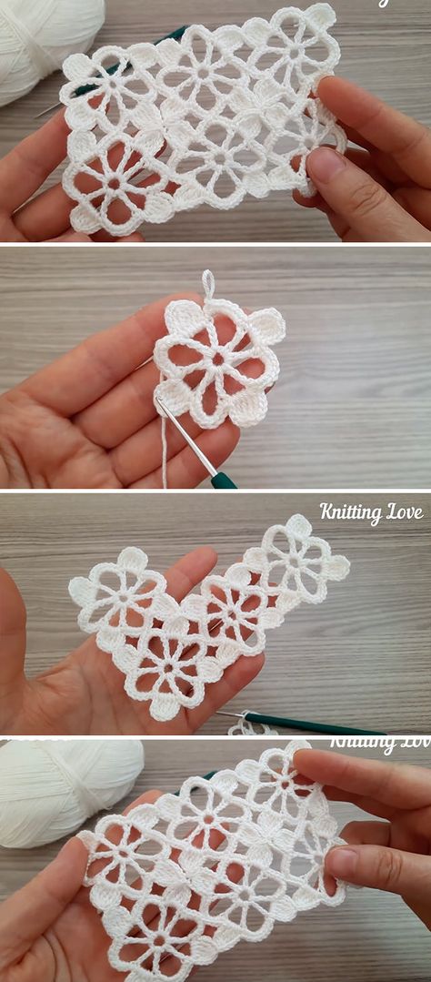 Crochet Motif Flower, Crochet Square Doily Patterns, Crochet Flower Motif Pattern, Crochet Lace Flowers Free Pattern, Rectangular Doily Crochet Pattern, Crochet Square Motifs Free Pattern, Thread Crochet Patterns Free Size 10, Loose Crochet Stitches, Crochet Flower Motifs Free Pattern