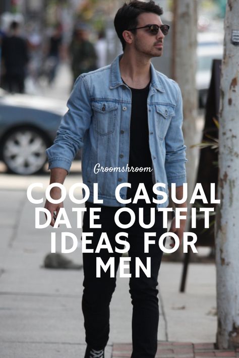 COOL CASUAL DATE OUTFIT IDEAS FOR MEN!! – GROOM SHROOM Fashion For Men In Their 20s, Fancy Dinner Date Outfit Men, Men’s Casual Date Outfit, Mens Casual Date Night Outfit, Men's Date Night Outfit, Summer Date Outfit Men, Men Dinner Outfit Night Casual, Mens Fashion Date Night, Men’s Dinner Date Outfit