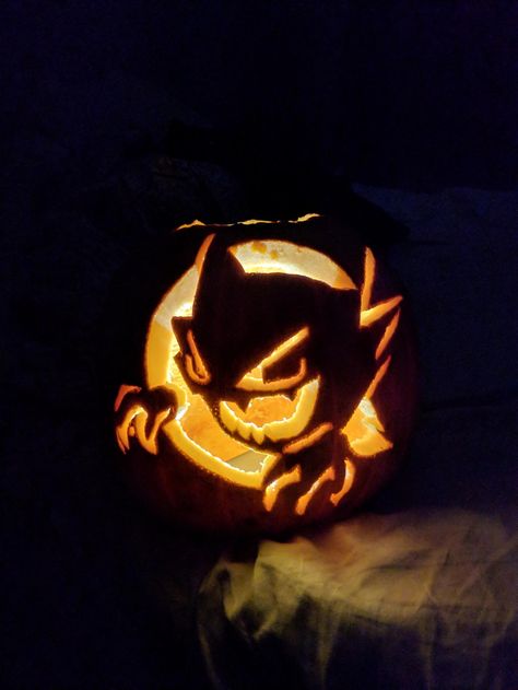 My Haunter Jack-o-lantern Jack O Lantern Pokemon, Anime Jack O Lantern, Dragon Jack O Lantern, Lantern Pokemon, Haunter Pokemon, Pokemon Pumpkin, Pumpkin Designs, Pokemon 20, Pokémon X And Y