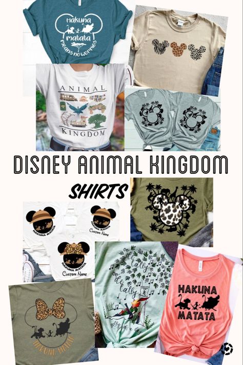 Animal Kingdom Tshirt Ideas, Diy Animal Kingdom Shirts, Disney Shirt Designs Ideas, Animal Kingdom Shirt Ideas, Animal Kingdom Family Outfits, Animal Kingdom Shirts Family, Disney Tshirt Ideas Families, Disney Animal Kingdom Shirts Families, Disney World Shirt Ideas