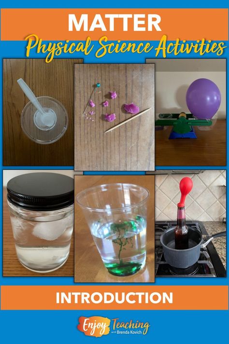 Changes In Matter Activities, Changes Of Matter Experiments, Teaching Matter 2nd Grade, Conservation Of Matter Experiment, Changes In Matter 2nd Grade, Changing States Of Matter Experiments, Matter For Kids, Teaching Matter, Matter Experiments