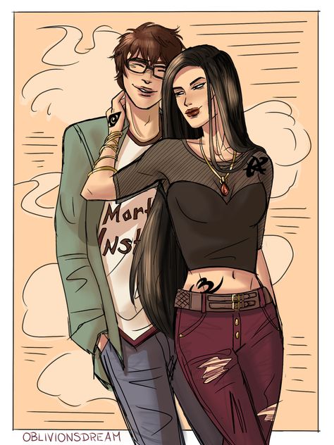 Simon Lewis and Isabelle Lightwood. Shadowhunters Fanart, Percy Jackson Fanart, Simon Lewis, Frank Zhang, Cassie Clare, Cassandra Clare Books, Fan Art Anime, Isabelle Lightwood, Shadow World