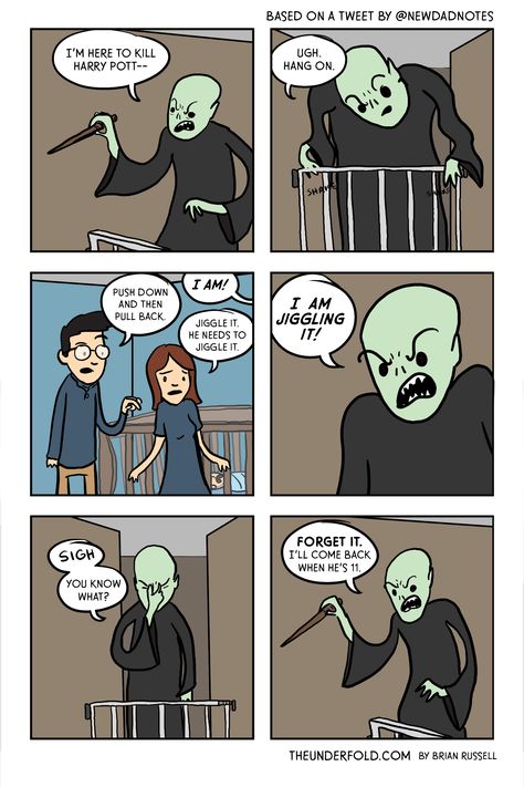 Voldemort vs baby gate Glume Harry Potter, Lucario Pokemon, Funny Harry Potter Jokes, Harry Potter Memes Hilarious, Harry Potter Feels, Harry Potter Puns, Harry Potter Comics, Harry Potter Headcannons, Harry Potter Pictures