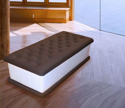 The ice cream sandwich bench is indeed a bench that looks just like an ice cream sandwich and will go great with your cheeseburger bed, your pizza slice sleeping bag, and your pita bread pencil holder... Icarly Bedroom, Weird Furniture, Cute Furniture, Cream Sandwich, Funky Furniture, Ice Cream Sandwich, Unique Furniture, Bench Furniture, Dream Room