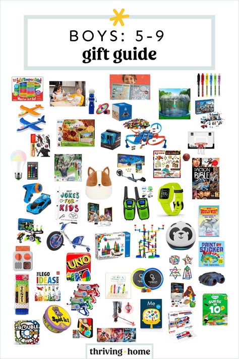 Gift Ideas For 5 Year Boy, Gift Ideas For Boys 8-12, Gift Ideas For Boys, Thriving Home, Game Night Gift, Best Gifts For Boys, Active Toys, Shop Displays, Christmas Gifts For Boys