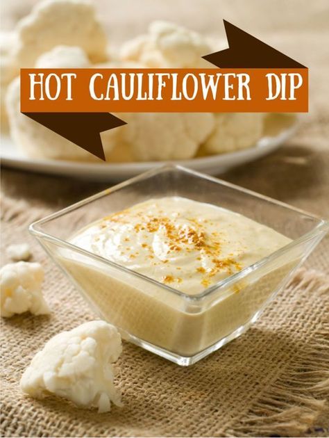 Hot Cauliflower Dip | Create this delicious appetizer to share with your friends this holiday season. | The Produce Moms #Cauliflower #Dip #appetizer Cauliflower Appetizer Recipes, October Produce, Quick Cauliflower Recipes, Cauliflower Appetizer, Vegetable Dip Recipe, Recipes For Dogs, Cauliflower Dip, Dip Healthy, Challenge Calendar