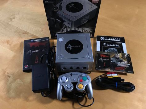 Nintendo Gamecube, Resident Evil 4, Above Ground Pool Landscaping, Retro Games, Metal Gear Solid, Metal Gear, Retro Gaming, Resident Evil, Arcade Games