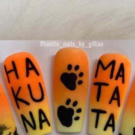 Essex Nails and Nail Courses on Instagram: "Fave movie @disney the lion king 🥰 @purenailsuk #halolockdownchallenge #lionkingnails #movienails #disneydesigns #showscratch" Lion King Nails Acrylic, Lion King Nail Designs, Lion King Nail Art, Lion King Nails, Lion Nails, Nail Designs Easy Diy, King Nails, Disneyland Nails, Disney Nail Designs