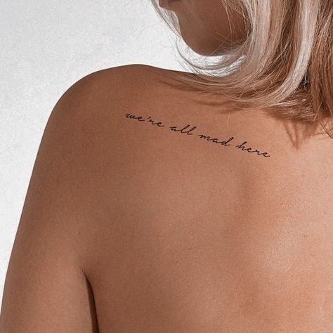 Back Tattoo Locations, Back Word Tattoo, Private Tattoos For Women, Tattoo Shoulder Women, Lil Tattoos, Small Back Tattoos, Tattoo 2024, Places For Tattoos, Tattooed Woman