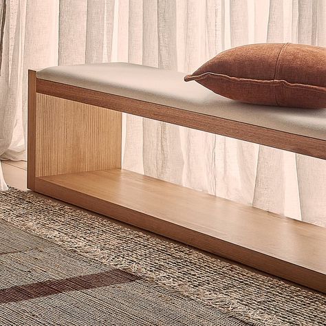 Bed End Bench, Freedom Furniture, Neutral Bedroom Decor, Tasmanian Oak, Small Home Offices, Bed End, Guest Room Office, End Of Bed Bench, Bedding Pillows