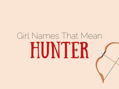 While the notion of hunting may be traditionally a more masculine activity, this list of girl names that mean hunter underscore the fact females can be successful at hunting endeavors as well. From Winda to Zarola to Cyrene and beyond, each name is unique and beautiful. Take a look! #girlnames #babynames Huntress Names, Swahili Names, Regal Names, List Of Girls Names, Hunter Name, Names Starting With A, Middle Names For Girls, Strong Names