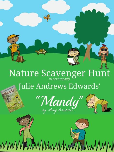 NEW!  Nature/Literature Scavenger Hunt Printable Pack Nature Lessons, Nature Scavenger Hunt, Scavenger Hunt Printable, Scavenger Hunts, Julie Andrews, School Yard, Creative Writing Prompts, Novel Studies, Middle School Student