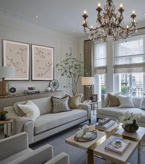 Sophie Paterson Interiors, Modern Classic Living Room, Sophie Paterson, Classy Living Room, Classic Living Room, Living Room Design Decor, غرفة ملابس, Home Design Living Room, Elegant Living Room