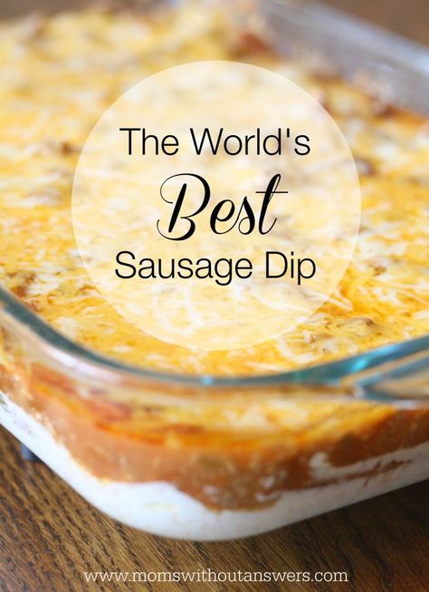 Sausage Dip, Best Sausage, Salsa Dip, Snack Dip, Buffalo Chicken Dip, Yummy Dips, Party Food Appetizers, Crowd Pleaser, Dip Recipes