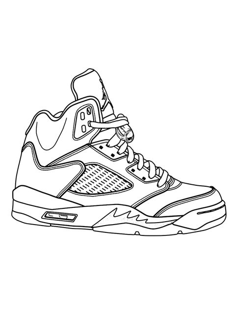 931 Fashion Coloring Pages - ColoringPagesOnly.com Jordan Shoe Coloring Page, Shoe Coloring Pages Free Printable, Sneaker Coloring Page, Nike Shoes Coloring Pages, Nike Coloring Pages, Jordan Shoes Drawing, Shoe Template Printable, Nike Shoes Drawing, Shoes Sneakers Drawing