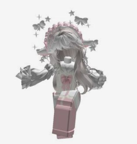 White Y2k Roblox Outfits, Kawaii Rblx Avatar, Roblox Female Avatar Cute, Soft Roblox Avatars, Cute Roblox Avatars Girl, Kawaii Roblox Outfits, Roblox Avatars Girl Ideas, Outfit Roblox Girl, Roblox Cute Avatars