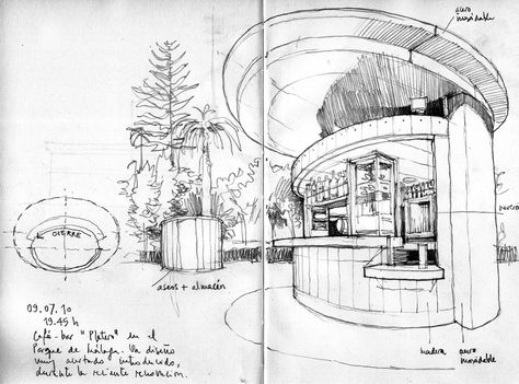 Big Houses Interior, Perspective Sketch, Pavilion Architecture, Interior Design Sketch, Interior Design Sketches, Kiosk Design, Architecture Design Sketch, Stall Designs, Architecture Concept Drawings