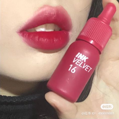 Peripera Ink Velvet, Korean Makeup Brands, Makeup Pinterest, Beautiful Lip Color, Ink Velvet, Korean Lip Tint, Makeup Memes, Lip Color Lipstick, Pink Amazon