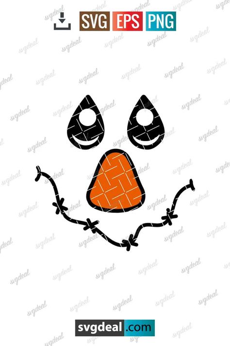 Scarecrow Face Svg Scarecrow Eyes How To Draw, Scarecrow Face Svg Free, Thanksgiving Svg Files Free, Diy Scarecrow Face, Scarecrow Eyes, Scarecrow Faces Pattern, Scarecrow Faces, Make A Scarecrow, Marshmallow Crafts