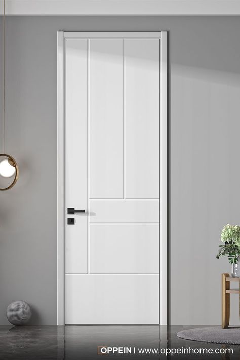 Favorite affordable door options and handles to update the look of your home interior design. @oppeinhome #oppeinkitchen #homedecor #inspiration #door Internal Doors Modern, Modern Wood Doors, Design For House, Wooden Window Design, Modern Window Design, Door Aesthetic, Modern Interior Door, Door Makeover Diy, Flush Door Design