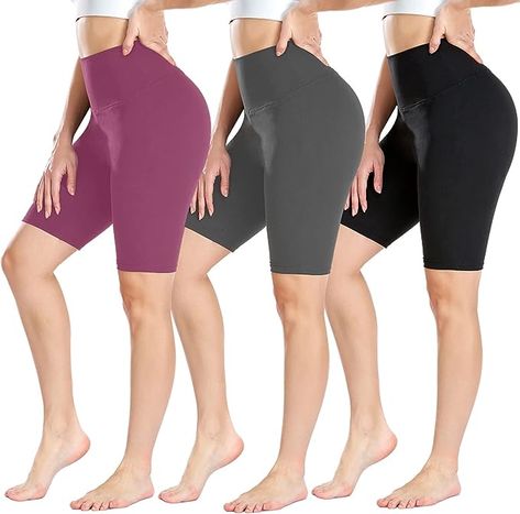 These biker shorts are buttery soft and breathable since they are made of a smooth polyester and spandex combination.😍 Non-see-through fabric and 4.5” waistband to contour body shapes that contours your natural shape✔️ Available in Various colours.🛍️ Plus Size Biker Shorts, Yoga Leggins, Yoga Short, Plus Size Workout, Black Yoga, Waist Workout, Outdoor Running, Athletic Sports, Shorts Pants