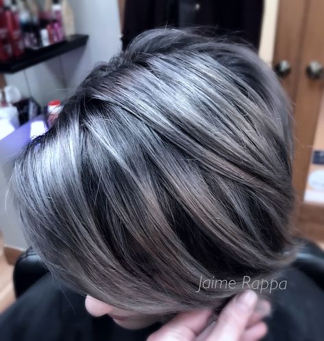 Gray Silver Hair, Silver Hair Short, Hair Lightener, Grey Hair Color Silver, Silver Hair Highlights, Guy Hair, Grey Hair Transformation, Grey Hair Men, Makeup Steps