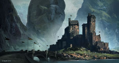 https://www.patreon.com/posts/illustration-09-6630515 Concept Art World, Asoiaf Art, Jaime Lannister, Gra O Tron, Scottish Castles, Fantasy City, Fantasy Castle, Arya Stark, Fantasy Setting