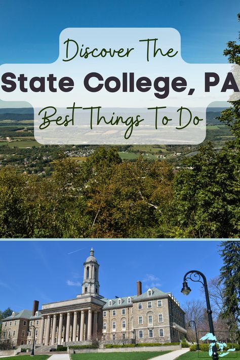 Discover the best things to do in State College, Pennsylvania! Our guide highlights top attractions, including Penn State University, beautiful parks, vibrant arts scenes, and local dining hotspots. Whether you're visiting for a game, exploring museums, or enjoying outdoor activities, there's something for everyone. Perfect for families, students, and solo travelers, find out what makes State College a must-visit destination. Plan your perfect trip today! State College Pa, Allegheny National Forest, Beaver Stadium, Penn State University, Pennsylvania Travel, State College, Beautiful Park, Boat Tours, Great Lakes