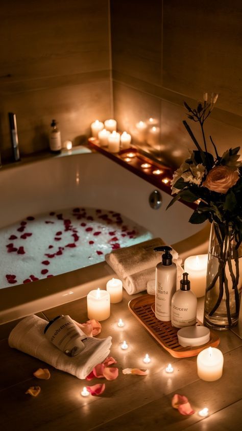 Romantic Lifestyle Aesthetic, Romantic Night In, Couples Night In At Home, Romantic Date Ideas At Home, Romantic Candles Aesthetic, Romantic Hotel Room Ideas, Romantic Dates Aesthetic, Date Night At Home Aesthetic, Romantic Evening Ideas