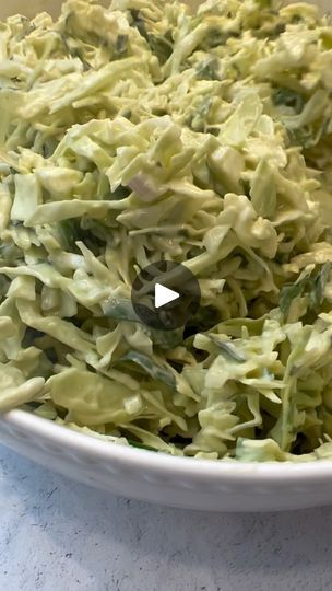 Green Cabbage Salad, Salad And Dressing, Salad With Avocado, Tahini Dressing, Cabbage Salad, Green Cabbage, Avocado Salad, Mint Leaves, Food Processor