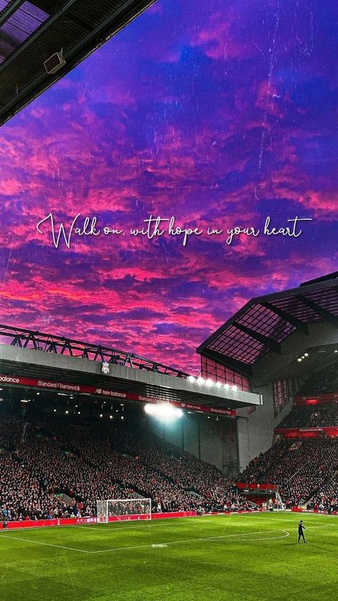 Pin on Wallpapers Football Ground Background, Liverpool Aesthetic Wallpaper, Football Ground Wallpaper, Anfield Stadium Wallpaper, Liverpool Background, Liverpool Aesthetic, Liverpool Fc Quotes, Liverpool Stadium, Liverpool Tattoo