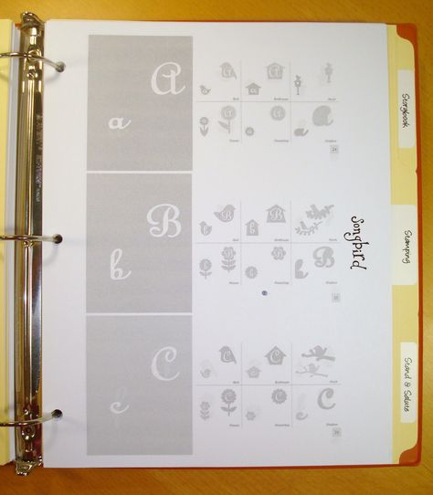 Scraproom: Cricut Cartridge Cheat Sheets - Example 1 Cricut Binder, Cricut Organization, Cricut Accessories, Cricut Help, Cricut Cuttlebug, Scrapbook Organization, Cricut Expression, Cricut Tips, Cricut Cartridges