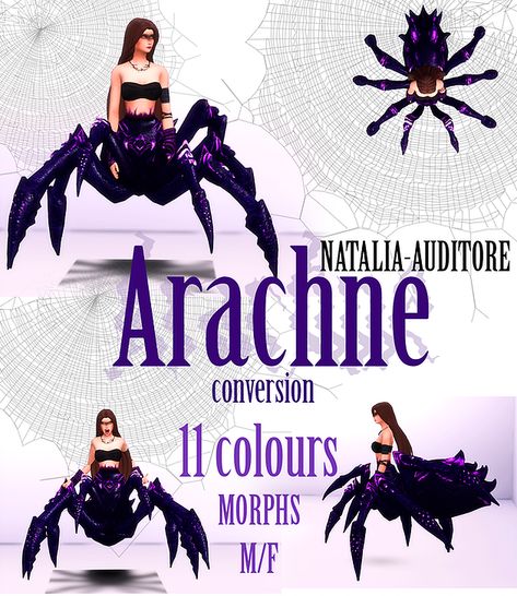 Arachne Set | medievaldream Spider Chest Tattoo, Los Sims 4 Mods, Sims Medieval, Sims Packs, Sims 4 Anime, The Sims 4 Packs, Sims 4 Body Mods, Sims 4 Dresses, Sims 4 Characters