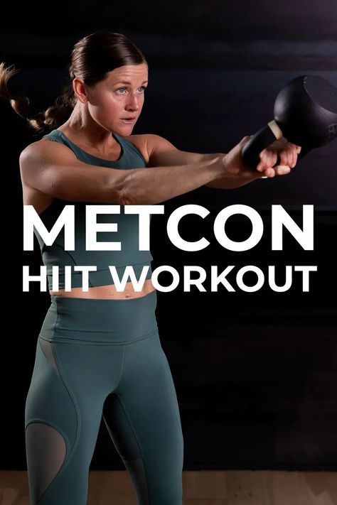 Build strength, burn fat and increase endurance with this high-intensity metabolic conditioning workout. Four compound strength training exercises are combined in an efficient full body conditioning workout, designed to push your strength and endurance capacity. You're challenged to complete 100 reps of each exercise by the end of this metabolic workout. Body Conditioning Workout, Metabolic Workout, Metabolic Conditioning Workout, Metabolic Workouts, Increase Endurance, Body Conditioning, Strength Training Exercises, Metabolic Conditioning, Efficient Workout