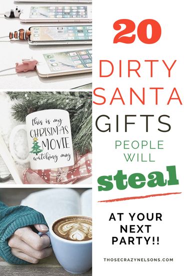 Dirt Santa Gifts Ideas, Dirty Bingo Gift Ideas, Best Dirty Santa Gift Ideas, Dirty Santa Theme Ideas, Best Dirty Santa Gifts, Dirty Santa Gift Ideas Funny, Dirty Santa Gift Ideas, Dirty Santa Gift Exchange, Santa Games