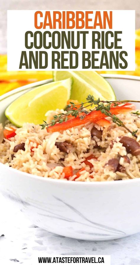 Rice And Red Beans Recipe, Easy Coconut Rice, Honduran Food, Red Bean And Rice Recipe, Guatemalan Food, Red Beans Recipe, Recipes With Kidney Beans, Guatemalan Recipes, Healthy Potatoes