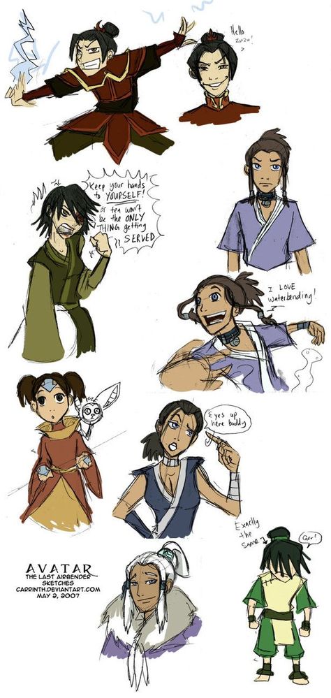 Genderbend avatar Atla Genderbend, Fem Zuko, Avatar Genderbend, Female Zuko, Sokka Avatar, Toph Avatar, Avatar Girls, Gender Bend, Gender Bending