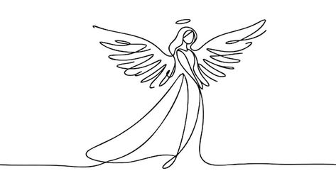 Photo continuous one line drawing of ang... | Premium Photo #Freepik #photo #art #outline #drawing-line #drawing Line Art Angel, Drawing Of Angel, Angel Line Art, Angel Concept, Art Outline, Angel Drawing, Outline Drawing, One Line Drawing, Premium Photo