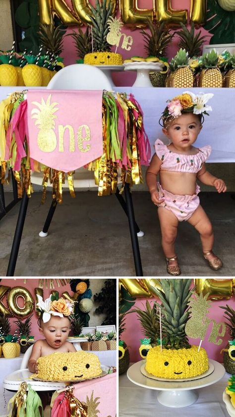 Looking for creative kids birthday party theme ideas & little girl first birthday theme ideas? We threw a party like a pineapple first birthday for our daughter Kolly and it was just the cutest!! I love fruit themed birthday parties for kids & this 1st birthday theme was a total hit with our guests! Girls First Birthday Theme Ideas, Girl First Birthday Theme, First Birthday Theme Ideas, Pineapple First Birthday, Dolly Parton Birthday, Birthday Theme Ideas, Birthday Parties For Kids, Birthday Party Theme Ideas, 1st Birthday Theme