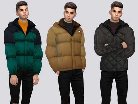 McLayneSims' Urban Puffer Jackets Sims 4 Cc Male Puffer Jacket, Sims 4 Puffer Jacket, Sims 4 Cc Clothes Male Urban Patreon, Cc Winter Clothes, Sims 4 Cc Winter Clothes, Sims 4 Cc Male, Los Sims 4 Mods, Sims 4 Men Clothing, Sims 4 Male Clothes