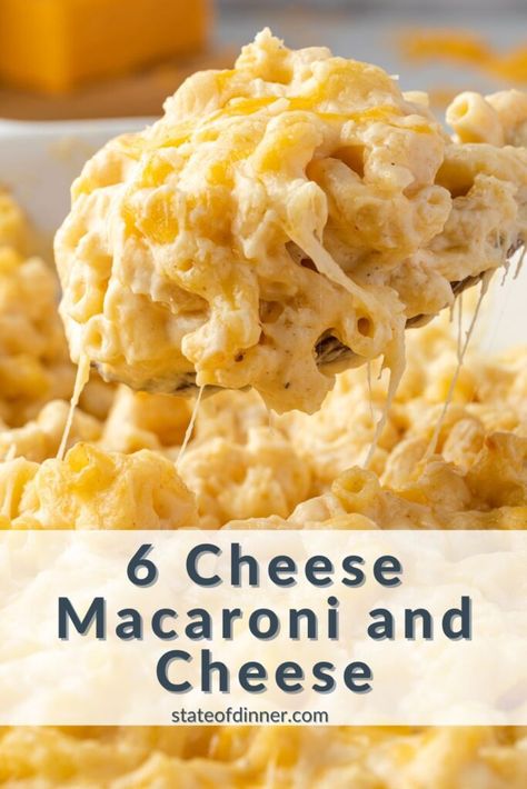 Dominos Mac And Cheese, Tini Mac And Cheese, 6 Cheese Mac And Cheese, Kitchen Dancing, Macaroni Cheese Recipe, Southern Foods, Macaroni Noodles, Cheese Macaroni, Casserole Side Dishes