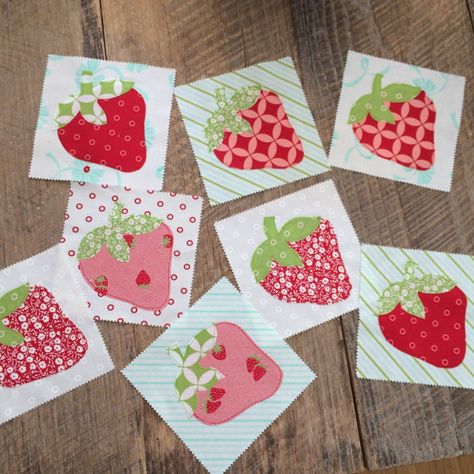 Strawberry Patch Quilt Pattern – Available Now! Picnic Quilts, Strawberry Quilt, Strawberry Crafts, Strawberry Stuff, Pixel Quilting, Picnic Quilt, Quilting Blocks, Strawberry Decorations, Strawberry Patch