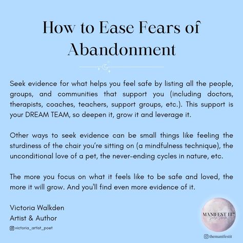 Abandonment Of Self, Abandonment Prompts, Shadow Work For Abandonment Issues, Abandonment Wound Affirmation, Heal Fear Of Abandonment, Heal Abandonment Issues, Dealing With Abandonment Issues, How To Heal Self Abandonment, How To Deal With Abandonment Issues