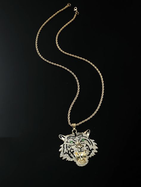 Tiger Pendant, Woodworking Ideas, Black Panther, Pendant Necklaces, Panther, Zinc Alloy, Woodworking, Necklaces, Pendant Necklace